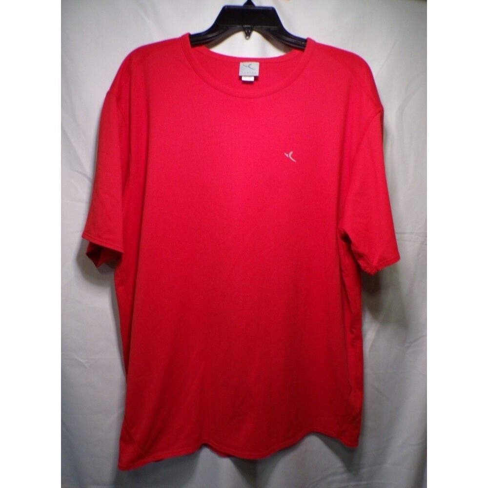 Decathlon Domyos men's red athletic performance t shirt XL sport